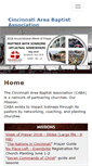 Mobile Screenshot of cincinnatibaptist.com